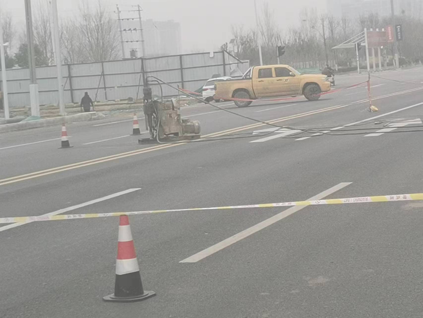 桃江公路路基沉陷注浆
